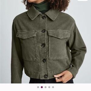 Everlane Utility Jacket in Dark Olive